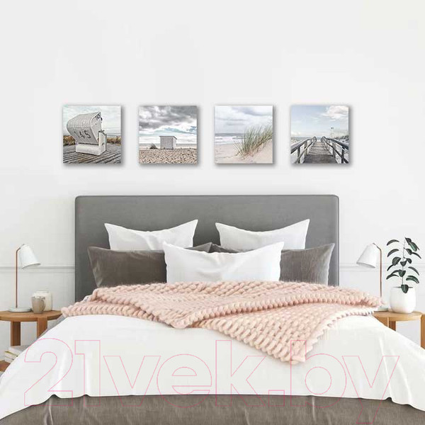 Изображение товара Картина на стекле Stamprint Берег 1 SD010 (20x20)