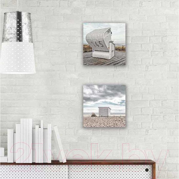 Изображение товара Картина на стекле Stamprint Берег 2 SD011 (20x20)