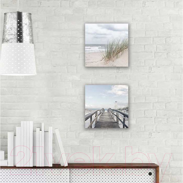 Изображение товара Картина на стекле Stamprint Берег 3 SD012 (20x20)