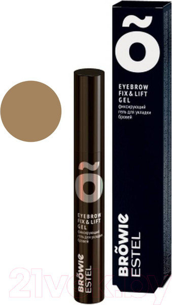 Изображение товара Гель для бровей Estel Browie Фиксирующий светло-коричневый (13мл)