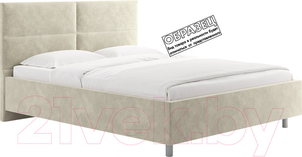 Изображение товара Каркас кровати Сонум Omega 90x200 (микровелюр бежевый)
