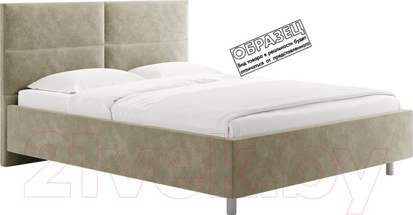 Изображение товара Каркас кровати Сонум Omega 90x200 (микровелюр кремовый)