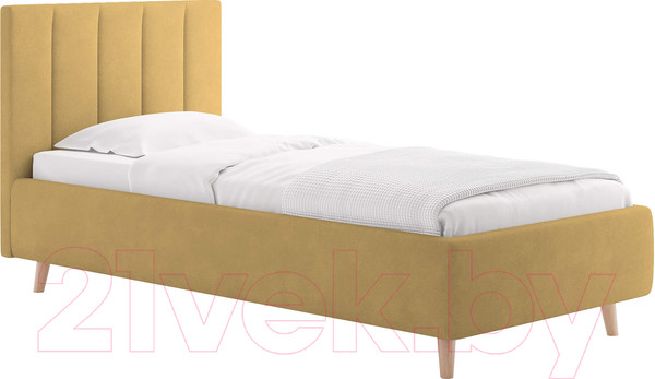 Изображение товара Каркас кровати Сонум Alma 90x200 (замша горчичный)
