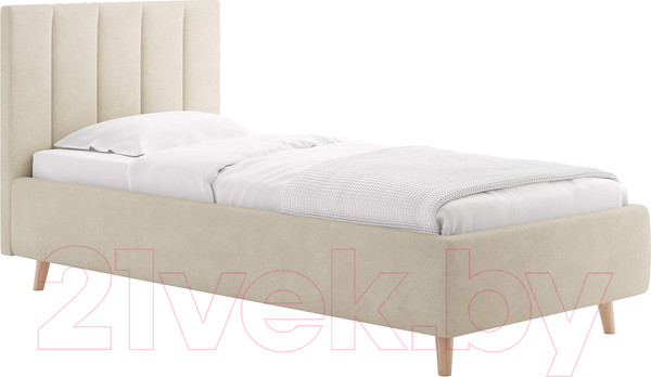 Изображение товара Каркас кровати Сонум Alma 90x200 (замша кремовый)