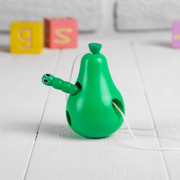 Изображение товара Развивающая игрушка Sima-Land Груша с червячком / 4725917