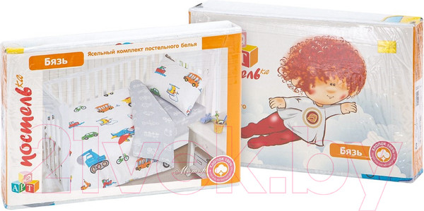 Изображение товара Комплект постельный для малышей АртПостель Моторчик 130