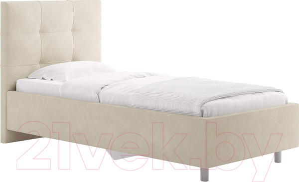 Изображение товара Каркас кровати Сонум Caprice 90x200 (замша кремовый)
