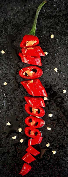 Изображение товара Картина на стекле Stamprint Перчик КТ022 (80x30)