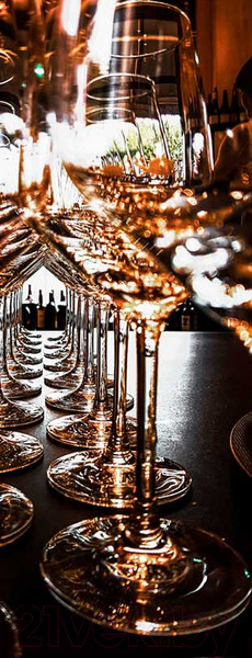 Изображение товара Картина на стекле Stamprint Бокалы КТ045 (80x30)