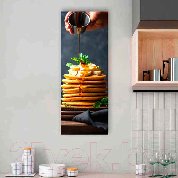 Изображение товара Картина на стекле Stamprint Панкейки КТ051 (80x30)