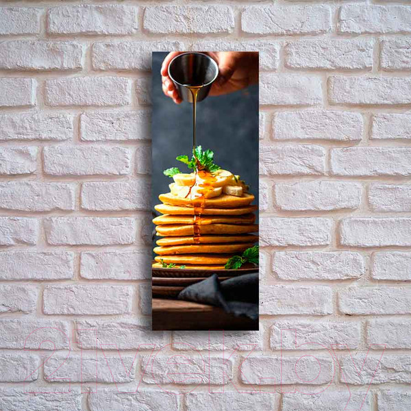 Изображение товара Картина на стекле Stamprint Панкейки КТ051 (80x30)