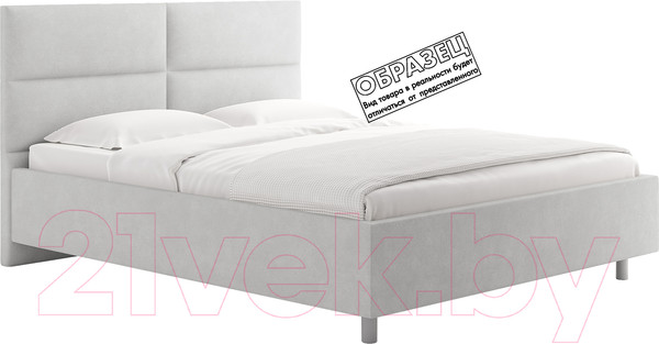 Изображение товара Каркас кровати Сонум Omega 90x200 (замша пепельный)