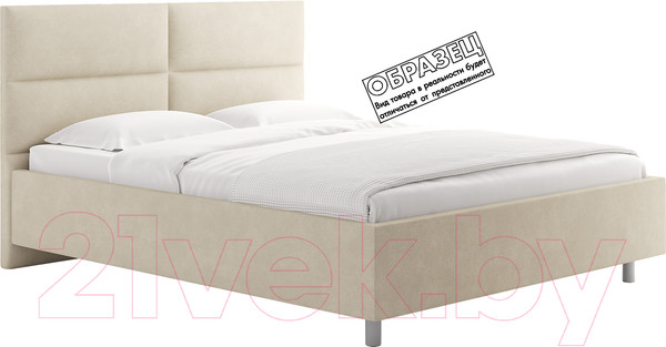 Изображение товара Каркас кровати Сонум Omega 90x200 (замша кремовый)