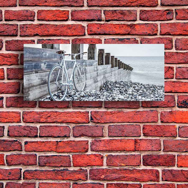 Изображение товара Картина на стекле Stamprint Велосипед у воды SD019 (50x125)