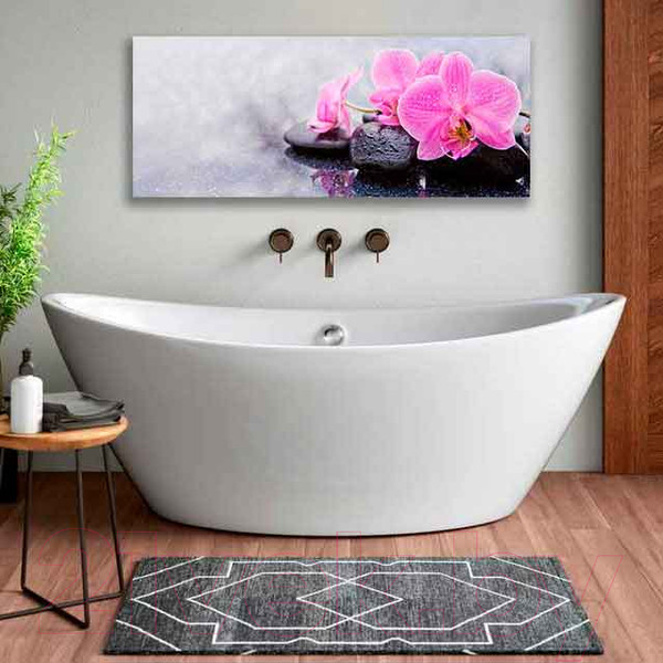 Изображение товара Картина на стекле Stamprint Орхидея с камнями SP006 (50x125)