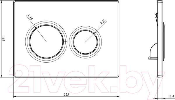 Изображение товара Инсталляция для унитаза Berges Novum 040263