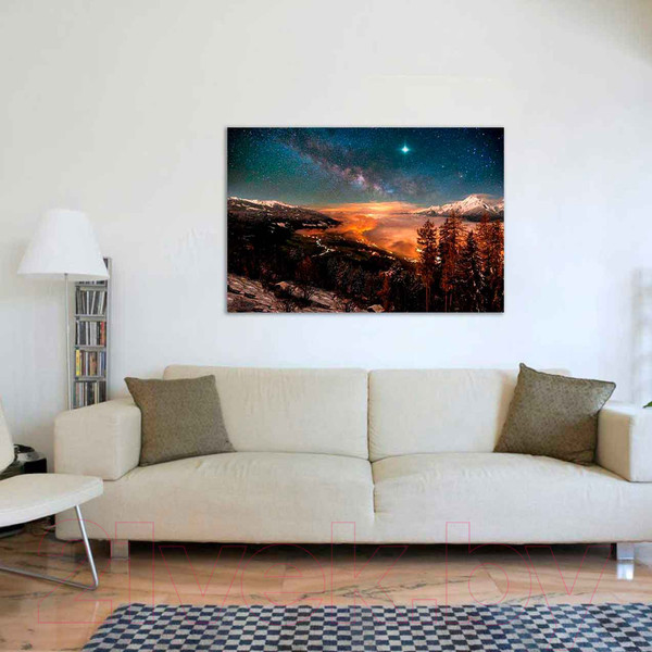 Изображение товара Картина на стекле Stamprint Звездная ночь NT004 (80x120)