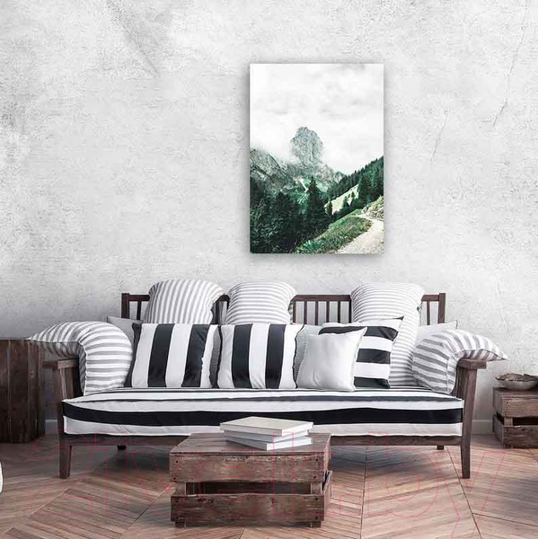 Изображение товара Картина на стекле Stamprint Лес NT010 (100x70)