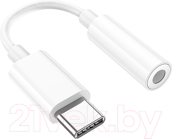 Изображение товара Адаптер Hoco LS35 Type-C на Jack (белый)