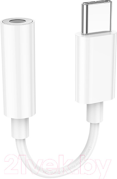 Изображение товара Адаптер Hoco LS35 Type-C на Jack (белый)