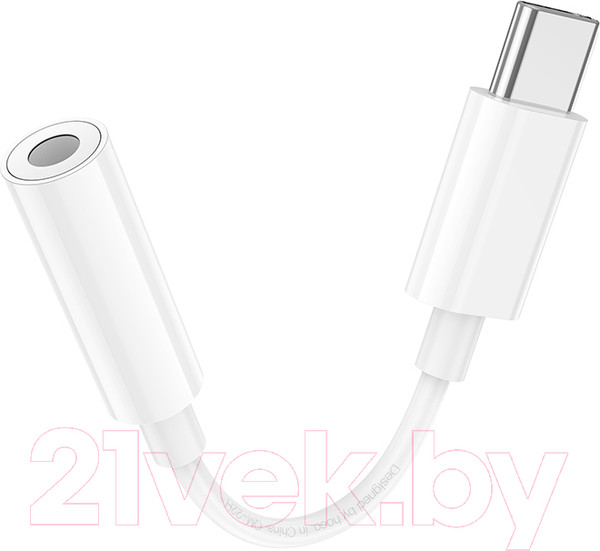 Изображение товара Адаптер Hoco LS35 Type-C на Jack (белый)
