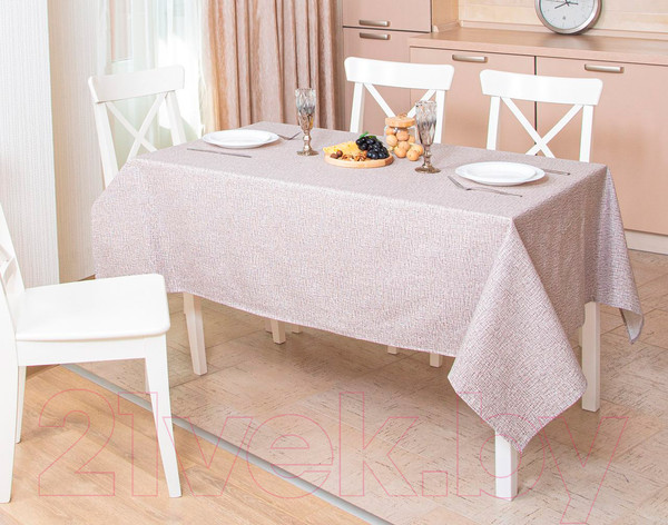 Изображение товара Скатерть АртПостель Лен капучино / СБ.150.260 (150x260)