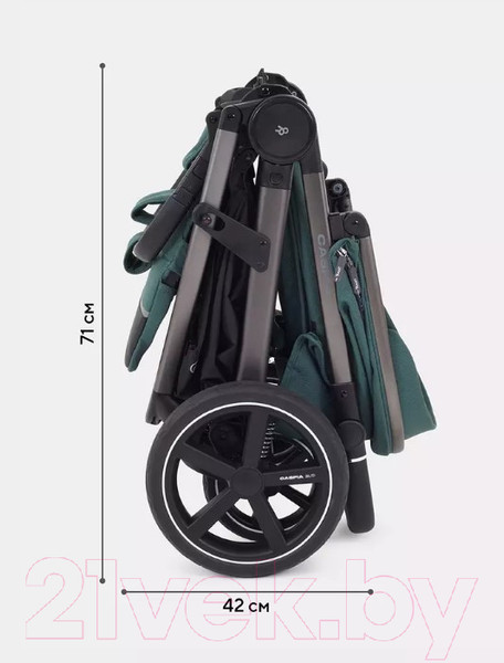 Изображение товара Детская прогулочная коляска Rant Caspia 2.0 / RA100 (Green)