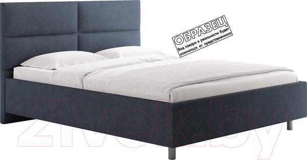 Изображение товара Каркас кровати Сонум Omega 90x200 (замша синий)