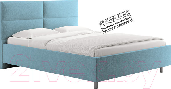 Изображение товара Каркас кровати Сонум Omega 90x200 (рогожка голубой)