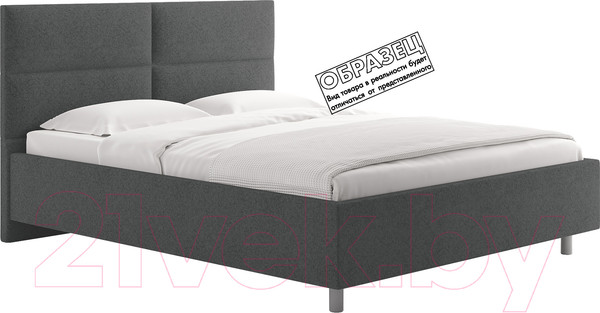 Изображение товара Каркас кровати Сонум Omega 90x200 (кашемир серый)