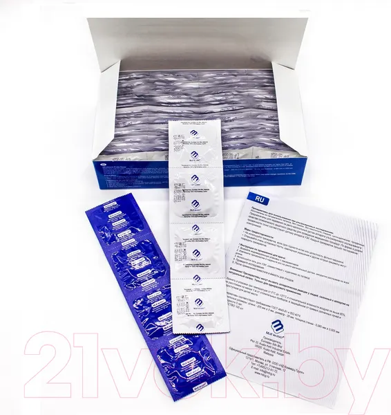Изображение товара Презерватив для УЗИ Matwave Латексные без смазки / 5.4511 (100шт)