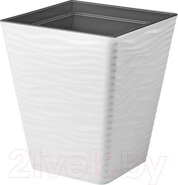 Изображение товара Кашпо Formplastic Sahara Dunes 3930-011 (белый)