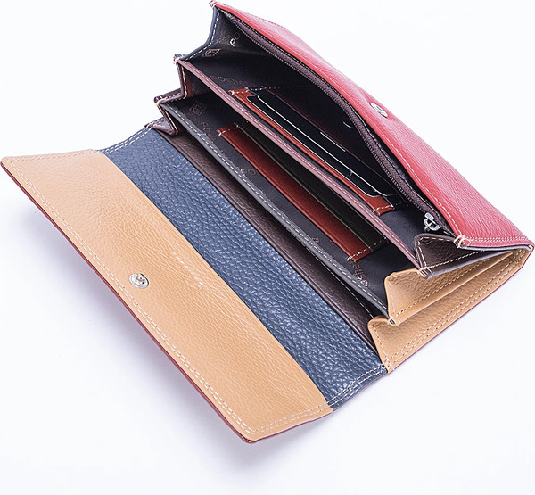 Изображение товара Портмоне Poshete 861-9532B-RBD (бордовый)