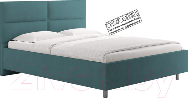 Изображение товара Каркас кровати Сонум Omega 90x200 (замша изумрудный)