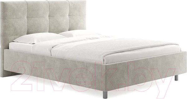 Изображение товара Каркас кровати Сонум Caprice 200x200 (микровелюр светло-серый)