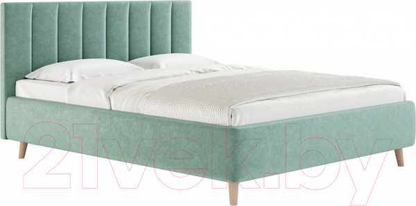 Изображение товара Каркас кровати Сонум Alma 200x200 (микровелюр селадон)