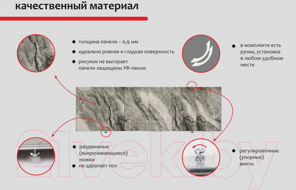 Изображение товара Экран для ванны Perfecto Linea 36-031811 (1.5м, дикий пляж)