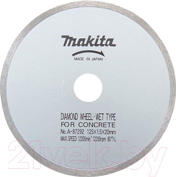 Изображение товара Отрезной диск алмазный Makita A-87292