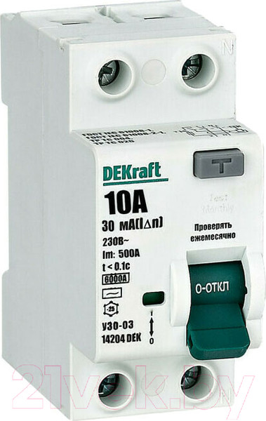 Изображение товара Устройство защитного отключения DEKraft УЗО-03 14204DEK