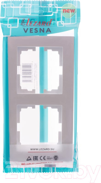 Изображение товара Рамка для выключателей и розеток Lezard Vesna 742-3000-147