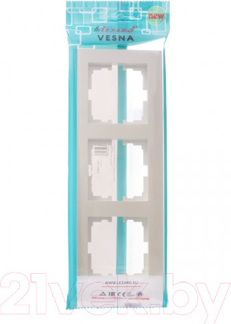 Изображение товара Рамка для выключателей и розеток Lezard Vesna 742-3000-148