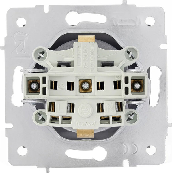 Изображение товара Розетка Lezard Vesna 742-3488-124B
