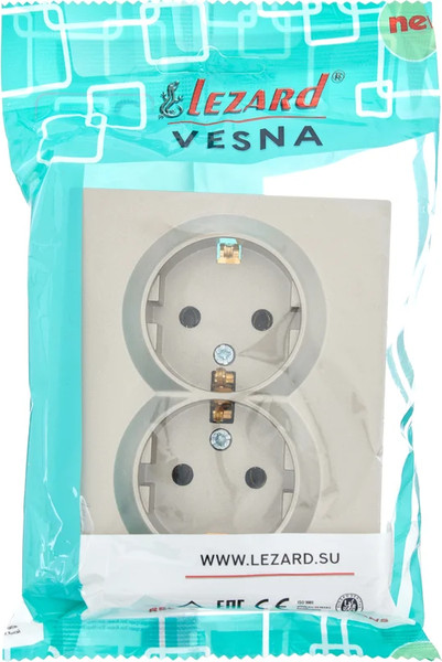 Изображение товара Розетка Lezard Vesna 742-3700-127B