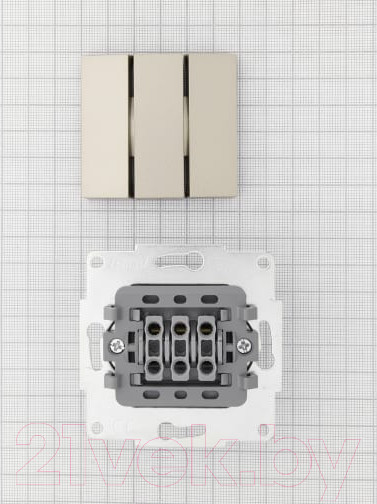 Изображение товара Выключатель Lezard Vesna 742-3788-109