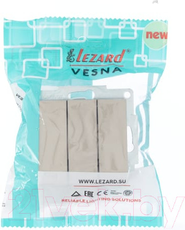 Изображение товара Выключатель Lezard Vesna 742-3788-109