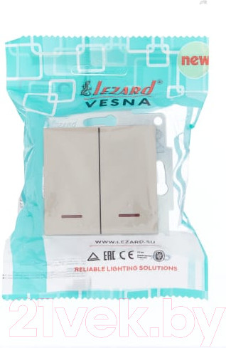 Изображение товара Выключатель Lezard Vesna 742-3788-112
