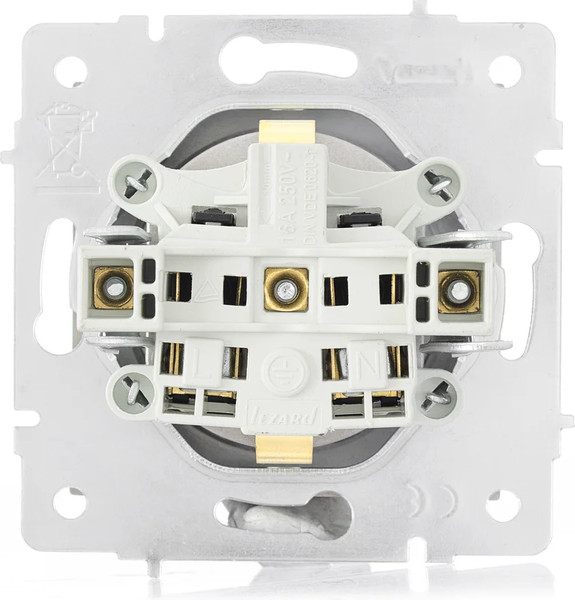 Изображение товара Розетка Lezard Vesna 742-3788-124B