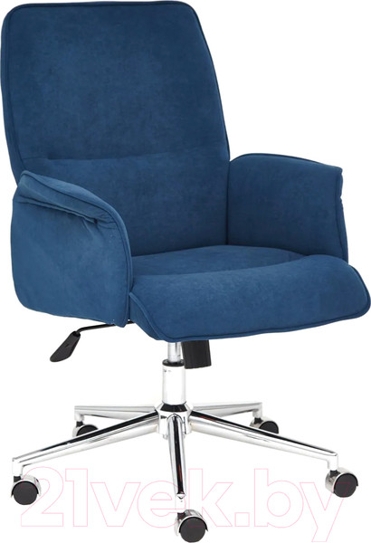 Изображение товара Кресло офисное Tetchair York флок (синий 32)