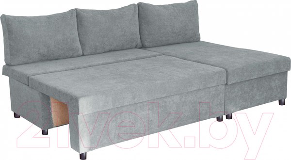 Изображение товара Диван угловой Mio Tesoro Farris 4УС+0Пд (Santos Light Grey)