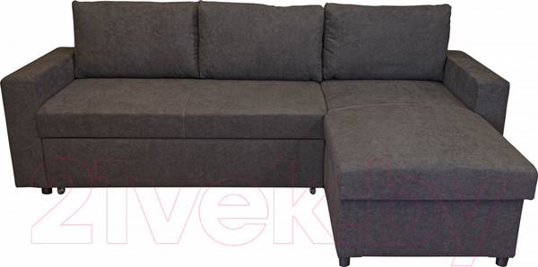 Изображение товара Диван угловой Mio Tesoro Vide 4УС (Evento Carbon Black)